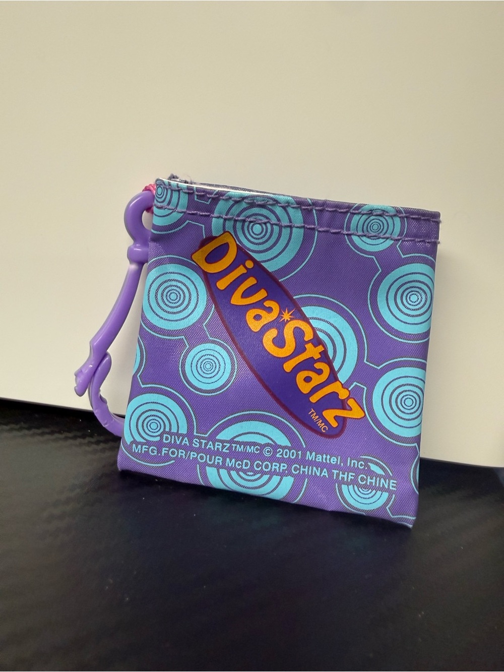 Vintage 2001 Diva Starz McDonald’s Happy Meal Purple Clip Purse #8